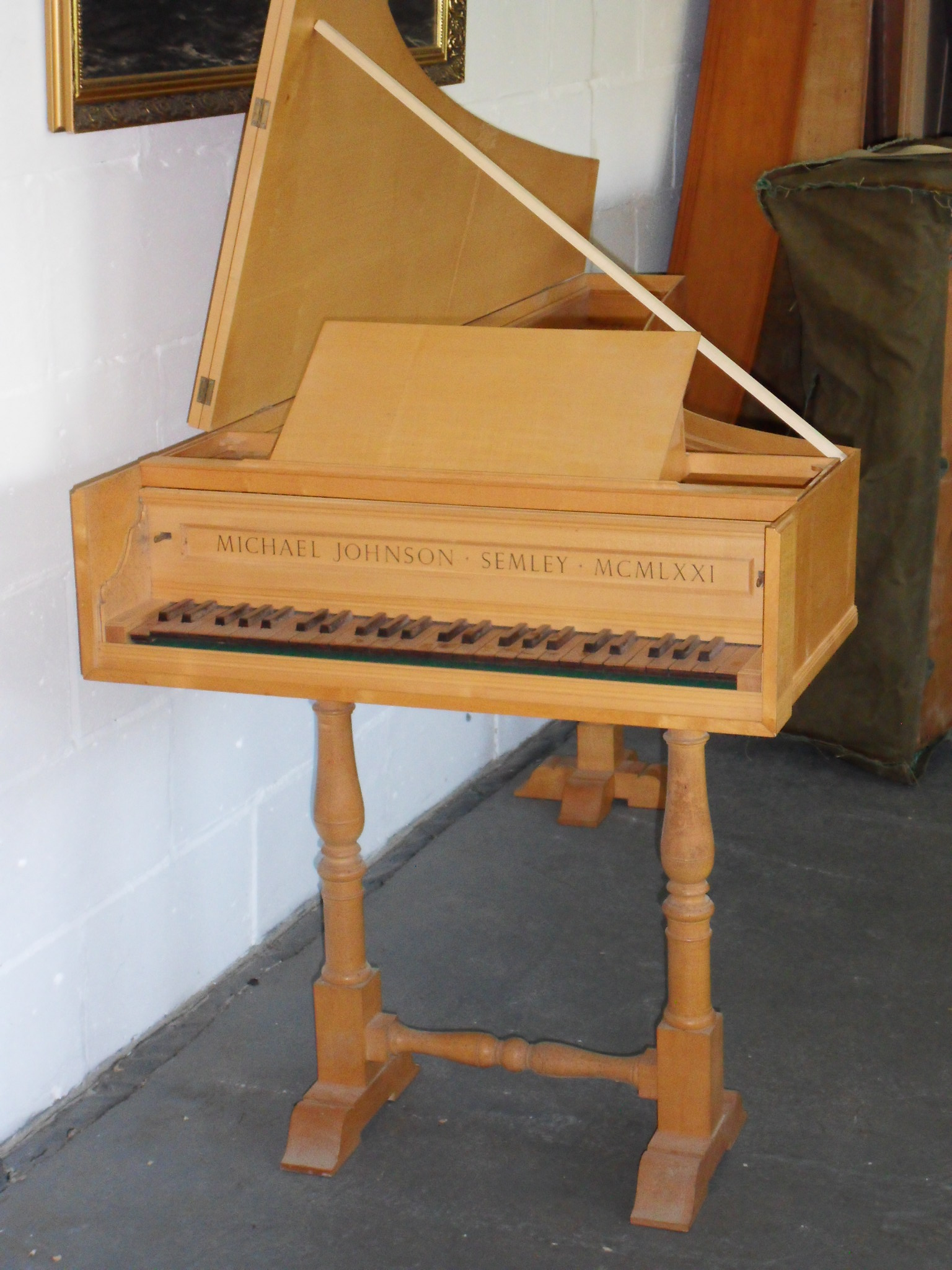 zuckermann flemish concert v single manual harpsichord made by alex