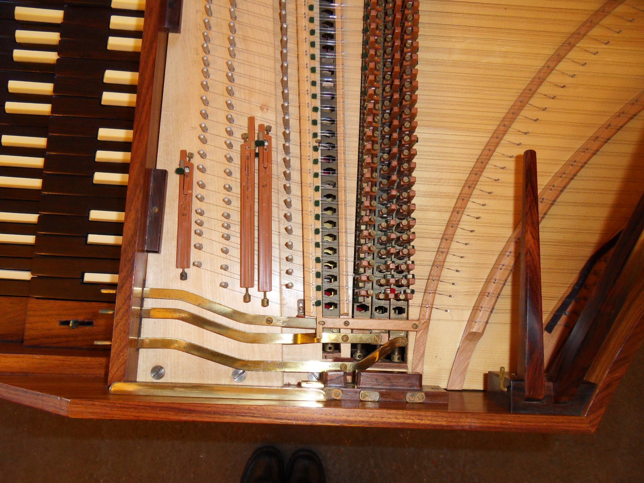 flemish harpsichord made in 1979 by helen and alan edgar from john